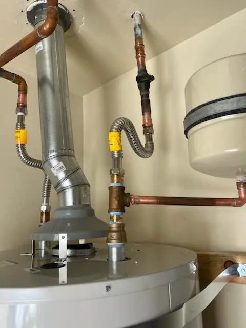 Water heater installation and plumbing repair in Garrison